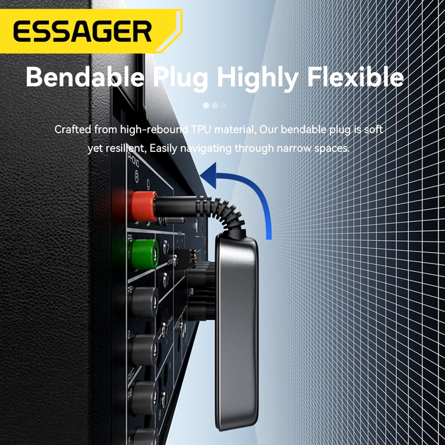 Беспроводной аудиоадаптер-приемник Essager AUX 3.5мм RX/TX Bluetooth 5.1 - Фото 3 Беспроводной аудиоадаптер-приемник Essager AUX 3.5мм RX/TX Bluetooth 5.1 - изображение 3