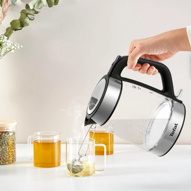 Электрочайник Tefal Glass Kettle KI605830 - изображение 17