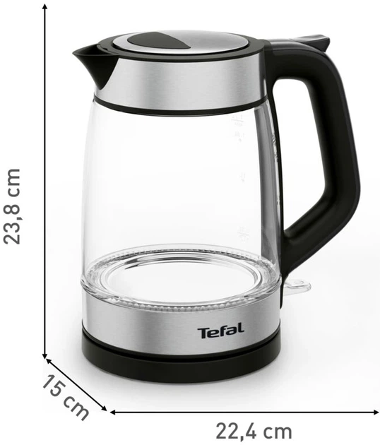 Электрочайник Tefal Glass Kettle KI605830 - изображение 19