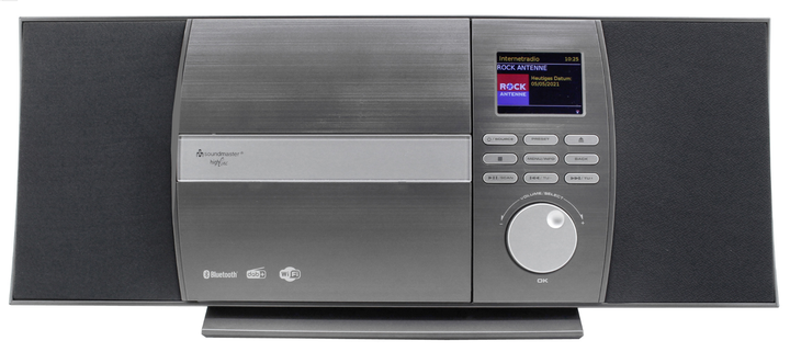 Стерео музичний центр c радіо Програвач дисків Стереопрогравач для дому 10 Вт - зображення 3