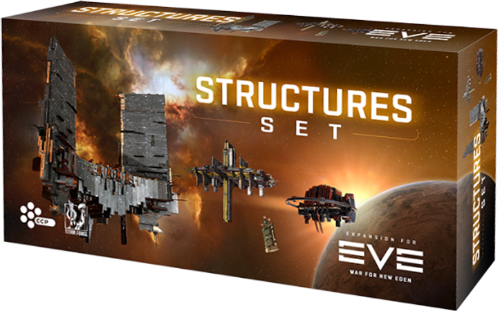 Zestaw figurek Rebel EVE: War for New Eden - Structures Set (edycja angielska) (5905090515449) - obraz 1