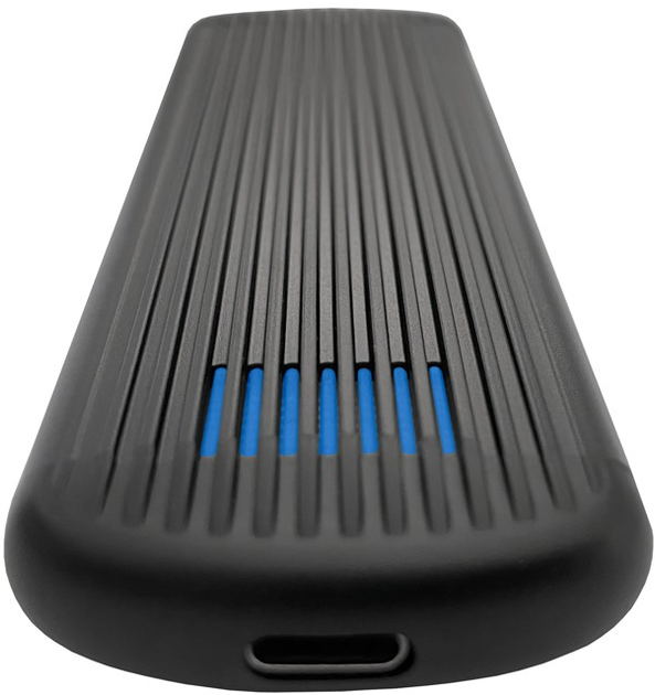 Зовнішня кишеня LC-Power LC-M2-C-NVME-2 M.2 NVMe SSD USB 3.2 Gen 2x1 Type-C Black - зображення 5