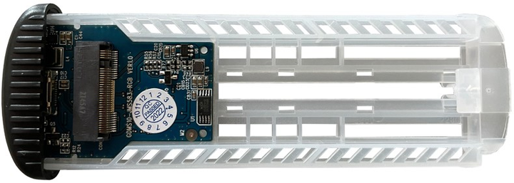 Зовнішня кишеня LC-Power LC-M2-C-NVME-2 M.2 NVMe SSD USB 3.2 Gen 2x1 Type-C Black - зображення 7