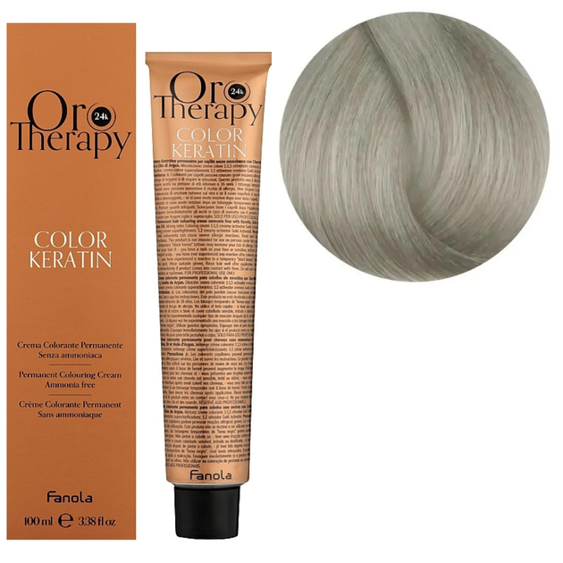 10.1 Крем-фарба Keratin Oro Puro Fanola 100 мл - Фото 1 10.1 Крем-фарба Keratin Oro Puro Fanola 100 мл - зображення 1