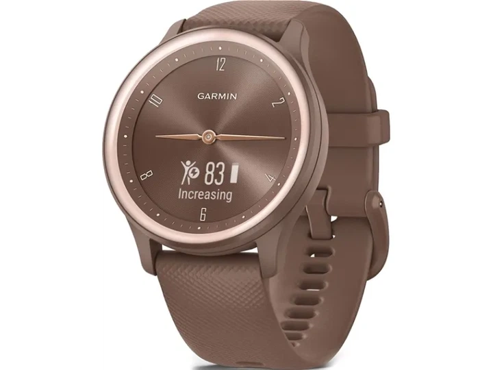 Смарт-годинник Garmin Vivomove Sport Cocoa Case and S. Band w. P. Gold Accents (010-02566-02) - Фото 1 Смарт-годинник Garmin Vivomove Sport Cocoa Case and S. Band w. P. Gold Accents (010-02566-02) - изображение 1