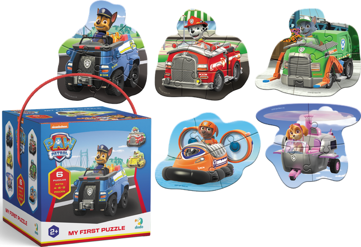 Пазл DoDo Paw Patrol Готовые к действию 4-6-8 элементов (4823115909190) - изображение 2