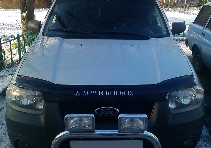 Дефлектор капота (мухобойка) VIP TUNING Ford Maveriсk 2001-2004 (FR08) - изображение 3