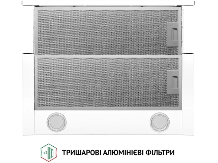 Витяжка Perfelli TL 6212 WH 700 LED - Фото 8 Витяжка Perfelli TL 6212 WH 700 LED - изображение 8