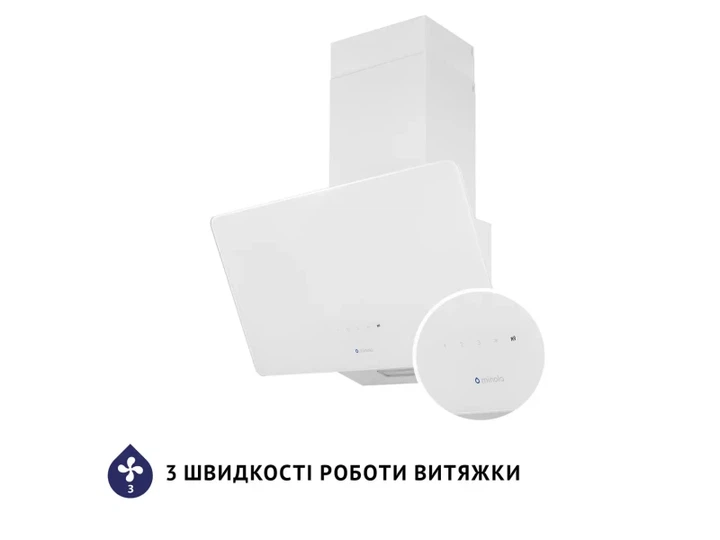Витяжка Minola HVS 6224 WH 700 LED (похила) - изображение 2