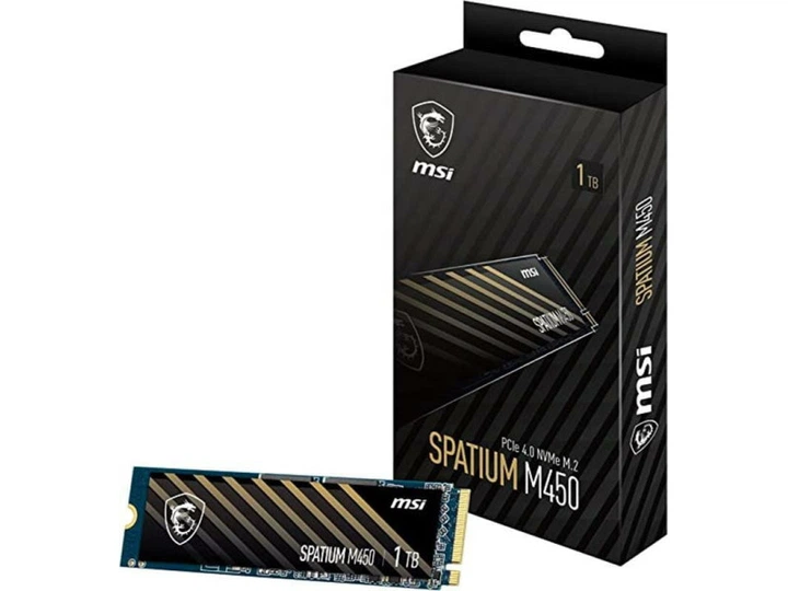 【新品】MSI SPATIUM M450 1TB SSD SSD накопичувач MSI Spatium M450 1 TB (S78-440L980-P83) – фото