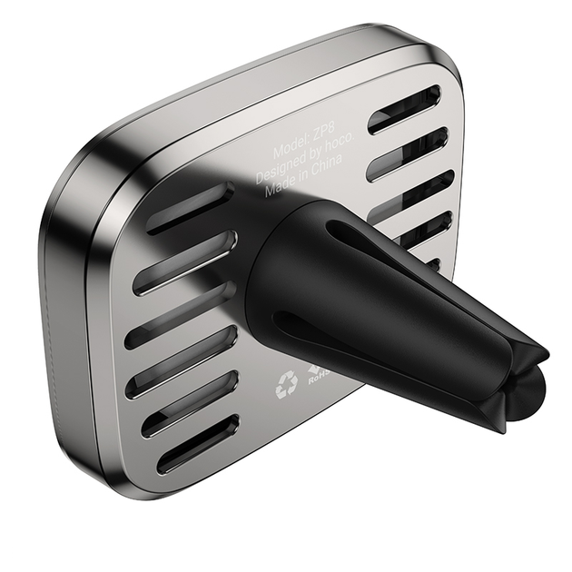 Автомобільний освіжувач повітря HOCO ZP8 Spread car aromatherapy Metal Gray - изображение 5