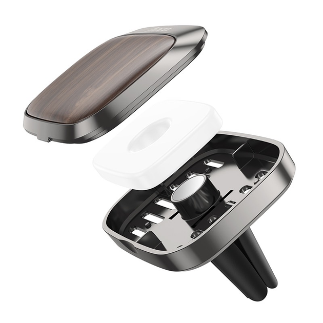 Автомобільний освіжувач повітря HOCO ZP8 Spread car aromatherapy Metal Gray - изображение 6