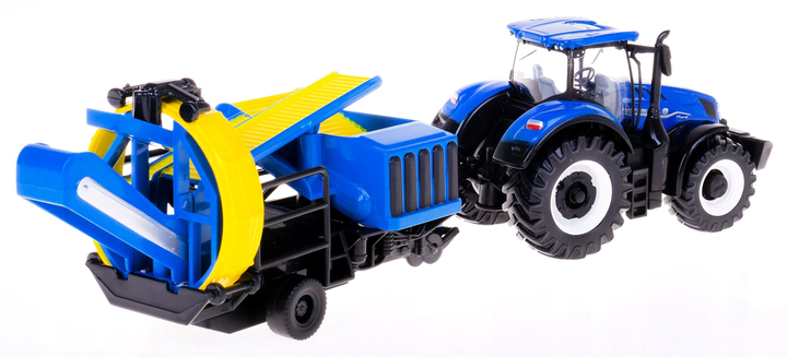Трактор BBurago New Holland T7.315 з комбайном (4893993316786) - зображення 3
