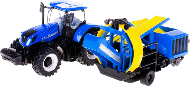 Трактор BBurago New Holland T7.315 з комбайном (4893993316786) - зображення 4