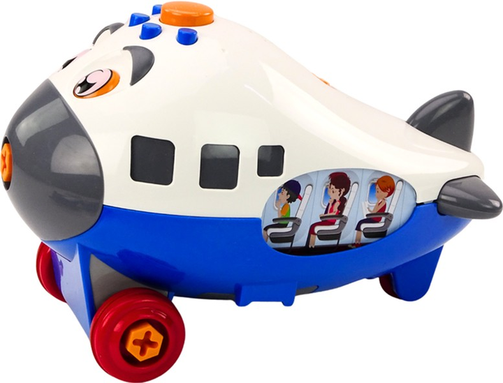 Літак для складання LEAN Toys Синій (5905991018926) - зображення 3
