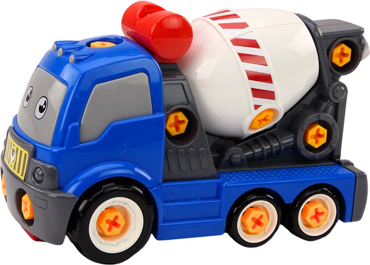 Betoniarka do skręcania LEAN Toys Niebieska (5905991018841) - obraz 3