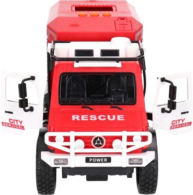 Пожежна машина Maksik зі світлом та звуком (6920179506889) - зображення 3