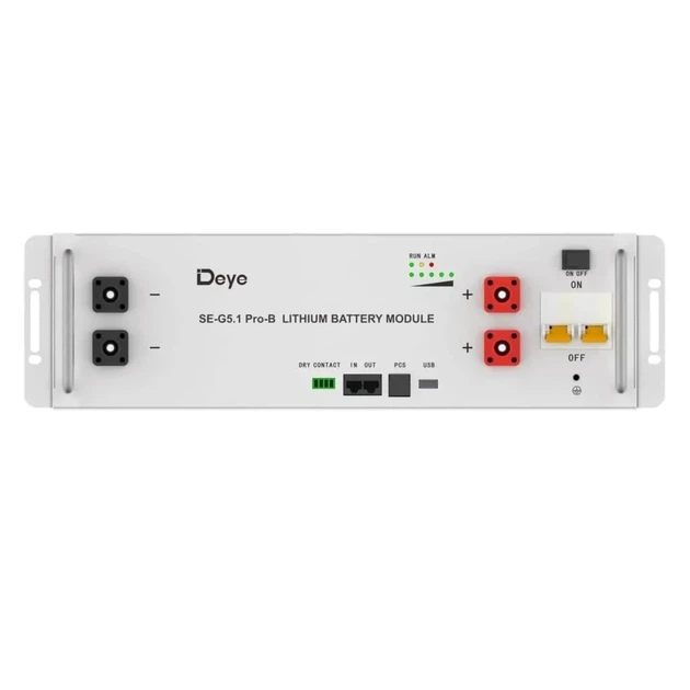 Акумуляторная батарея Deye SE-G5.1 Pro-B LiFePO4 51,2V 100Ah - Фото 2 Акумуляторная батарея Deye SE-G5.1 Pro-B LiFePO4 51,2V 100Ah - изображение 2