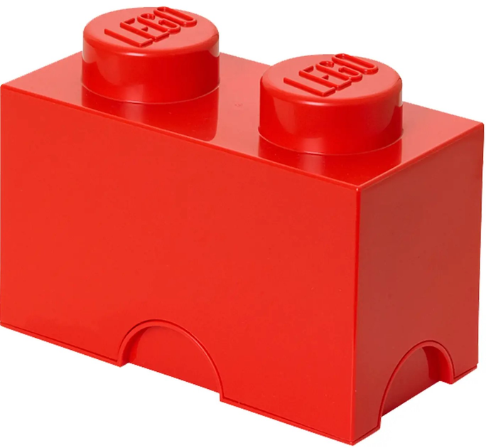 Pudełko do przechowywania klocków konstrukcyjnych LEGO Storage Brick 2 Czerwone (5004279) - obraz 2