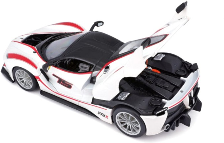 Metalowy model samochodu Bburago Ferrari FXX-K 1:24 Biały (4893993010073) - obraz 4