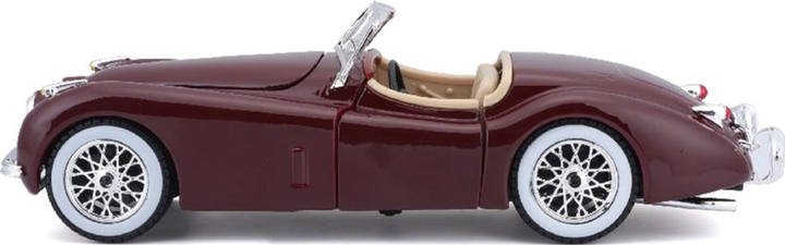 Metalowy model samochodu BBurago Jaguar XK 120 SE Roadster 1:24 Czerwony (4893993008018) - obraz 3