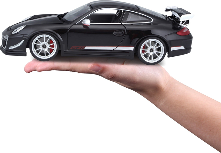 Metalowy model samochodu Bburago Porsche GT3 RS 4.0 1:18 Czarny (4893993002672) - obraz 15