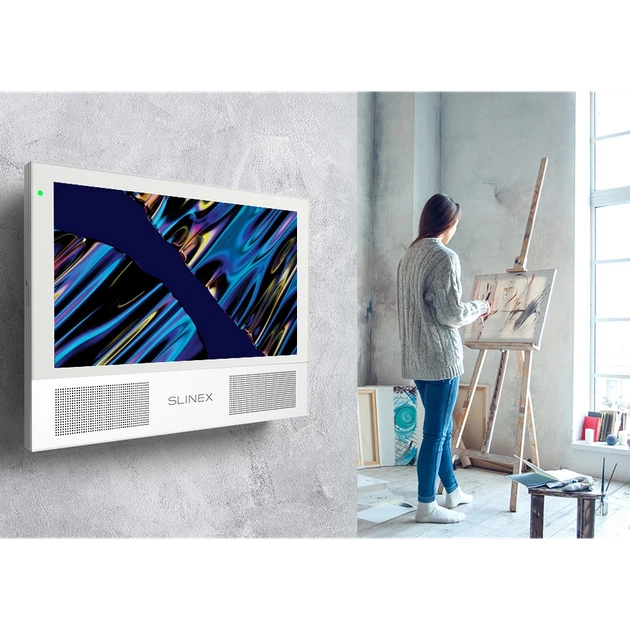 Видеодомофон Slinex Sonik 7 Cloud white - изображение 5