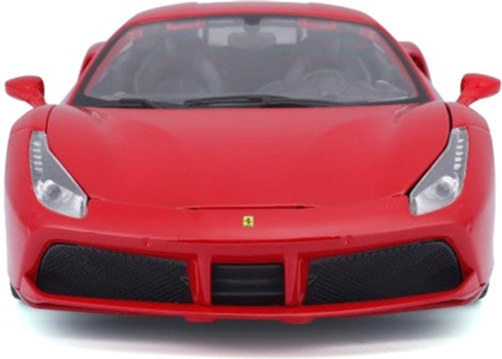 Metalowy model samochodu BBurago Ferrari 488 GTB 1:18 Czerwony (4893993160082) - obraz 5