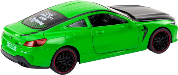 Metalowy model samochodu LEAN Toys sportowego z napędem ciernym 1:24 Zielony (5905991019343) - obraz 3