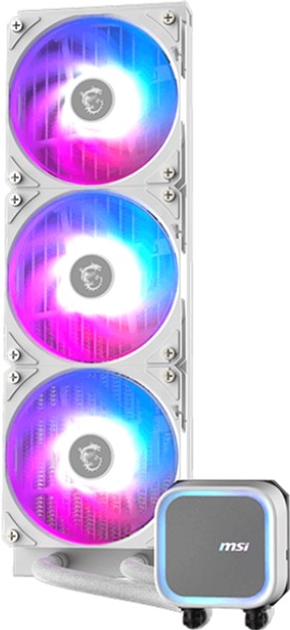 Система водяного охолодження MSI MAG CoreLiquid A13 360 White (306-7ZWDA21-L80) - зображення 3