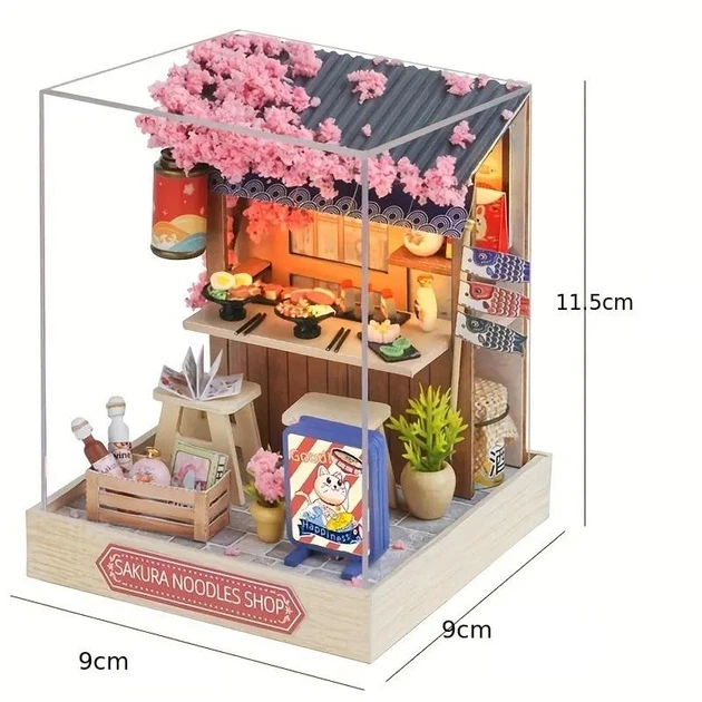 Румбокс Конструктор 3D DIY Магазин локшини Сакура DIY Sakura
