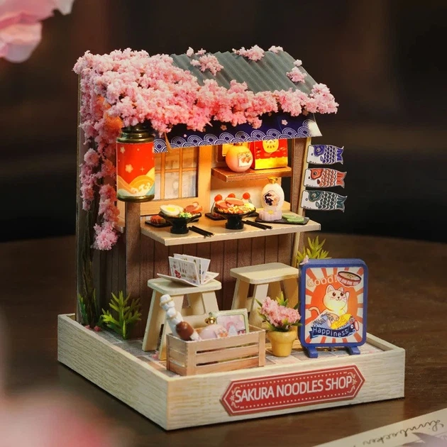 Румбокс Конструктор 3D DIY Магазин локшини Сакура DIY Sakura