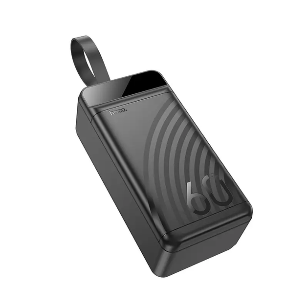 Powerbank Hoco J123C зі швидкою зарядкою 22,5W 60000 mAh з ліхтарем чорний G-11463 - Фото 2 Powerbank Hoco J123C зі швидкою зарядкою 22,5W 60000 mAh з ліхтарем чорний G-11463 - зображення 2