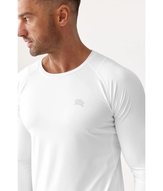 Футболка спортивна Radical Vital Zip LS, білий (vatal-zip-ls-wt) L - Фото 4 Футболка спортивна Radical Vital Zip LS, білий (vatal-zip-ls-wt) L - зображення 4