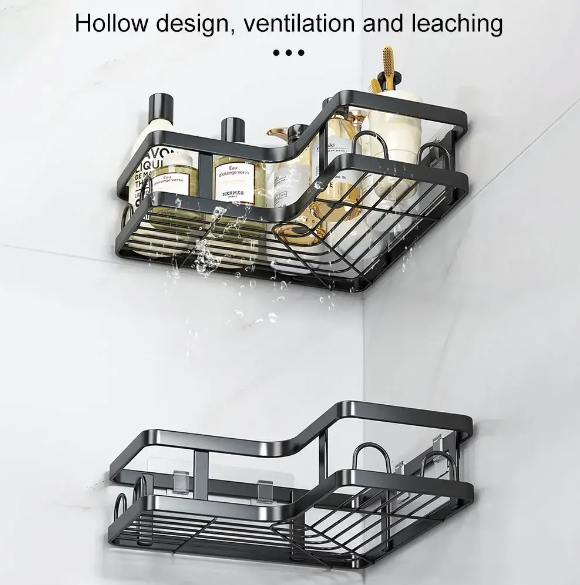 Угловая полка для ванной комнаты Corner shower caddy 2 шт комплект - изображение 2