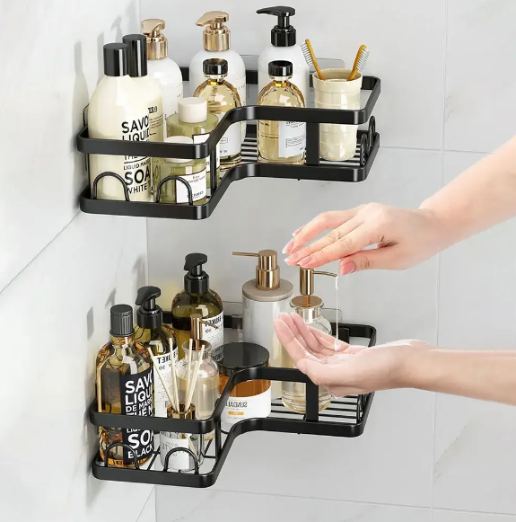 Угловая полка для ванной комнаты Corner shower caddy 2 шт комплект - изображение 5