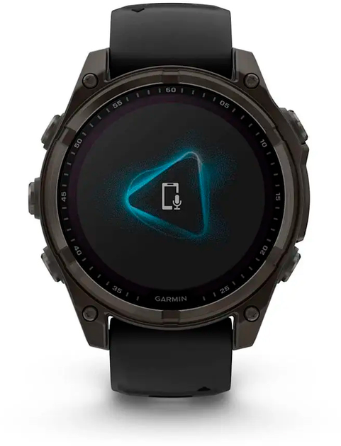 Смарт-часы Garmin fenix 8 47mm Solar Sapphire Carbon Grey DLC titanium with Black and Pebble Grey Silicone Band (010-02906-11) - изображение 7