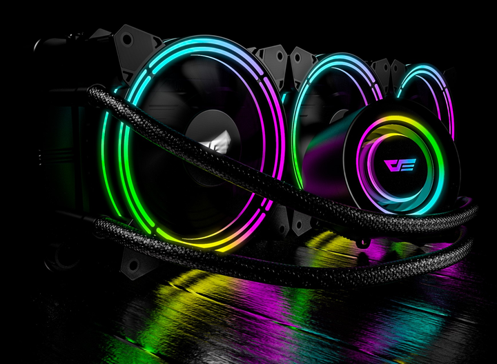 Система жидкостного охлаждения Darkflash Symphony TR360 Black - изображение 11