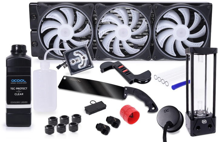 Система водяного охлаждения Alphacool Core Storm 420mm ST30 Water Cooling Set (11988) - изображение 1