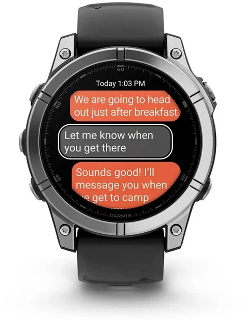 Смарт-годинник Garmin fenix E 47mm Stainless Steel/Black (010-03025-00) - зображення 6