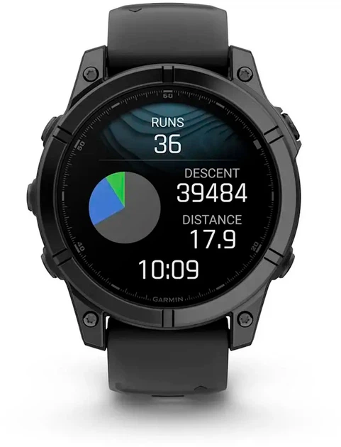 Смарт-годинник Garmin fenix E 47mm Slate Gray Steel/Black (010-03025-01) - зображення 10