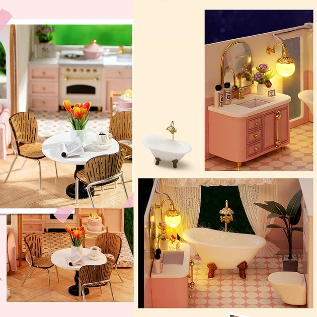 Кукольный дом конструктор DIY Cute Room L-033 Шепот утром румбокс