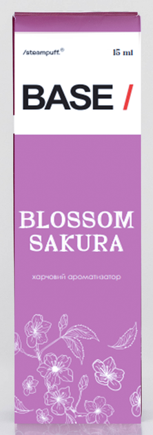 Ароматизатор рідкий харчовий BASE 5.5мл Blossom Sakura (Сакура) (2000075394422) - зображення 2