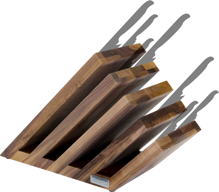 Blok magnetyczny Artelegno Venezia z drewna orzechowego 5-elementowy (8053251180955) - obraz 3