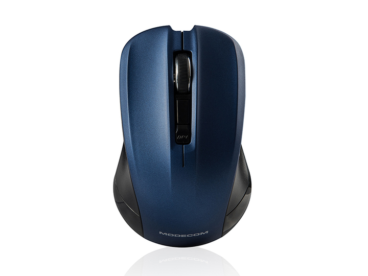 Беспроводная мышка Modecom MC-WM9.1 4кн 1600dpi Black-Blue (M-MC-0WM9.1-140) - изображение 1