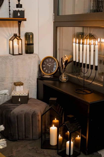 Пуф велюровий Atmosphera Сірий 30 см (3560237594002) - зображення 3