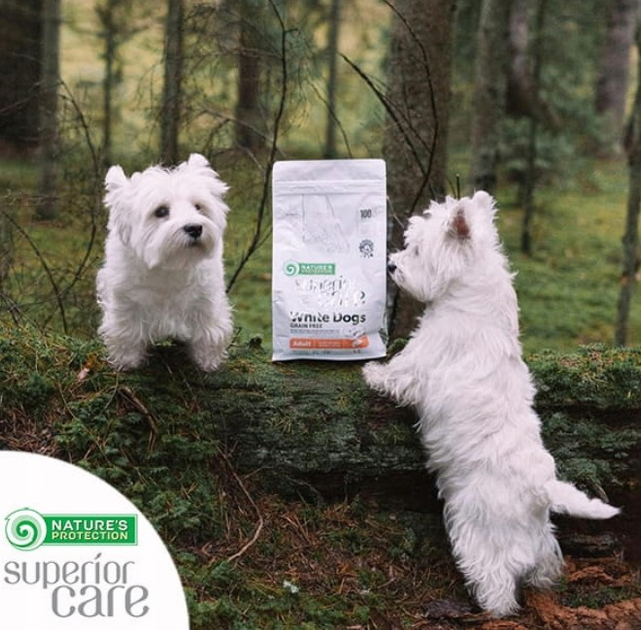 Сухий корм для собак Nature's Protection Superior Care White Dogs Grain Free Adult Small and Mini Breeds з лососем 10 кг (4771317458353) - зображення 3