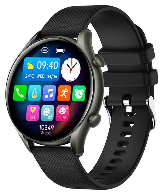 Smartwatch myPhone Watch EL Black (SMA002668) - obraz 1