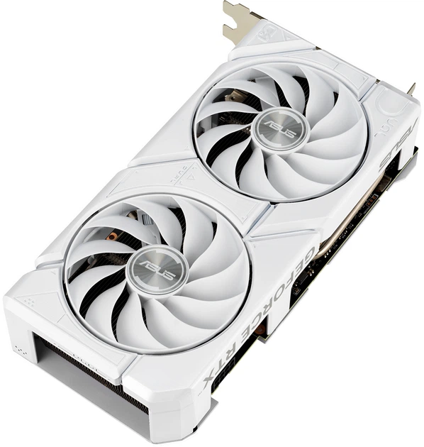 Видеокарта ASUS PCI-Ex GeForce RTX 4060 Dual EVO White OC Edition
