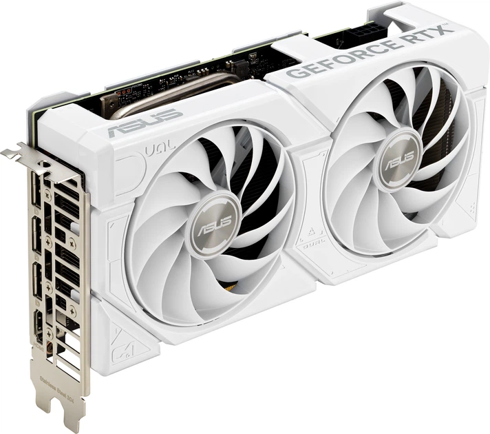 Видеокарта ASUS PCI-Ex GeForce RTX 4060 Dual EVO White OC Edition